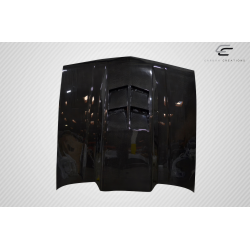 1982-1992 Chevrolet Camaro Carbon Creations ZL1 Look Hood - 1 Piece image - 3