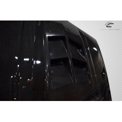1982-1992 Chevrolet Camaro Carbon Creations ZL1 Look Hood - 1 Piece image - 5