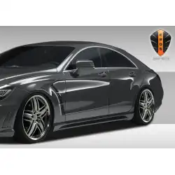 2012-2015 Mercedes CLS Class C218 W218 Eros Version 1 Side Skirts Rocker Panels - 2 Piece image - 11