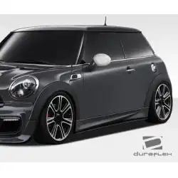 2007-2013 Mini Cooper Hatchback R56 2009-2015 Cooper convertible R57 2012-2015 Cooper Coupe / Roadster R58 R59 DL-R Side Skirts Rocker Panels - 2 Piece image - 2