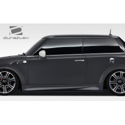 2007-2013 Mini Cooper Hatchback R56 2009-2015 Cooper convertible R57 2012-2015 Cooper Coupe / Roadster R58 R59 Duraflex DL-R Side Skirt Splitters - 2 Piece image - 3