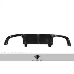 2008-2013 BMW M3 E90 4DR Carbon AF-1 Rear Diffuser ( CFP ) - 1 Piece image - 2