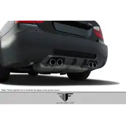 2008-2013 BMW M3 E90 4DR Carbon AF-1 Rear Diffuser ( CFP ) - 1 Piece image - 5