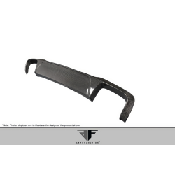 2005-2008 Porsche 911 Carrera 997 Carrera Carbon AF-1 Rear Diffuser ( CFP ) - 1 Piece image - 4