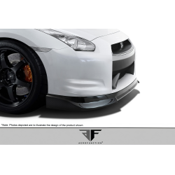 2009-2011 Nissan GT-R R35 Carbon AF-2 Front Add-On Spoiler ( CFP ) - 1 Piece image - 2