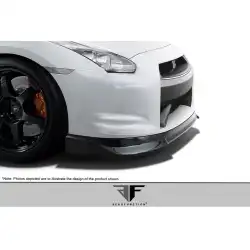 2009-2011 Nissan GT-R R35 Carbon AF-2 Front Add-On Spoiler ( CFP ) - 1 Piece (S) image - 1