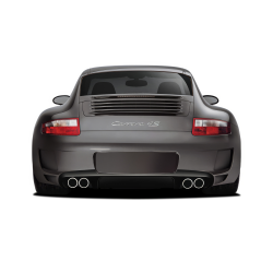 2005-2008 Porsche 911 Carrera 997 Carrera AF-1 Rear Bumper (will only fit c4/c4s) ( GFK ) - 1 Piece image - 1