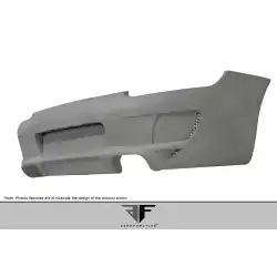 2005-2008 Porsche 911 Carrera 997 Carrera AF-1 Rear Bumper (will only fit c4/c4s) ( GFK ) - 1 Piece (S) image - 3