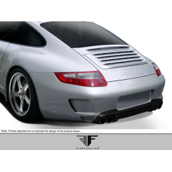 2005-2008 Porsche 911 Carrera 997 Carrera AF-1 Rear Bumper (will only fit c4/c4s) ( GFK ) - 1 Piece image - 2