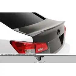 2006-2013 Lexus IS Series IS250 IS350 IS-F Carbon AF-1 Trunk Lid ( CFP ) - 1 Piece image - 4