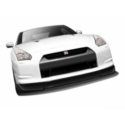 2009-2011 Nissan GT-R R35 Carbon AF-2 Front Add-On Spoiler ( CFP ) - 1 Piece image - 1