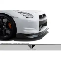 2009-2011 Nissan GTR AF-2 Carbon Fiber Front Lip image - 4