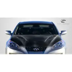 2010-2012 Hyundai Genesis Coupe 2DR Vader Hood - 1 Piece image - 5