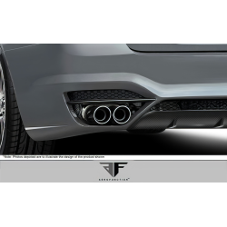 2011-2016 BMW 5 Series F10 4DR Carbon AF-3 Rear Add Ons Spat Extensions ( CFP ) - 2 Piece (S) image - 2