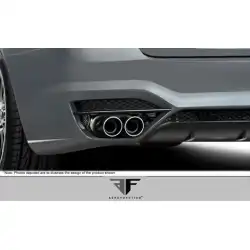 2011-2016 BMW 5 Series F10 4DR Carbon AF-3 Rear Add Ons Spat Extensions ( CFP ) - 2 Piece (S) image - 1