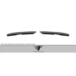 2011-2016 BMW 5 Series F10 4DR Carbon AF-3 Rear Add Ons Spat Extensions ( CFP ) - 2 Piece (S) image - 2