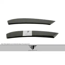 2011-2016 BMW 5 Series F10 4DR Carbon AF-3 Rear Add Ons Spat Extensions ( CFP ) - 2 Piece (S) image - 4