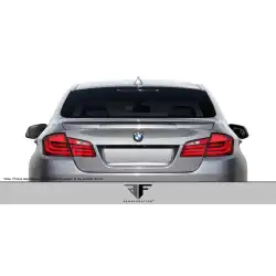 2011-2013 BMW 5 Series F10 4DR AF-3 Trunk Spoiler (PU-RIM) - 1 Piece (S) image - 5