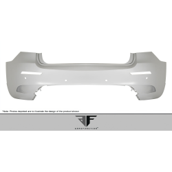 2008-2014 BMW X6 E71 E72 Urethane AF-4 Rear Bumper ( PUR-RIM ) - 1 Piece (S) image - 3