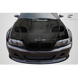 2000-2006 BMW 3 Series E46 2DR Carbon Creations GTR Hood - 1 Piece image - 2