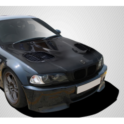 2000-2006 BMW 3 Series E46 2DR Carbon Creations GTR Hood - 1 Piece image - 1