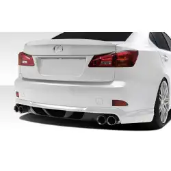 2006-2013 Lexus IS Series IS250 IS350 W-1 Rear Lip Under Spoiler Air Dam - 1 Piece image - 4