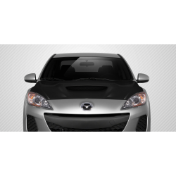 2010-2013 Mazda 3 Carbon Creations M-Speed Hood - 1 Piece image - 1