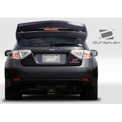 2008-2011 Subaru Impreza 5DR 2008-2014 Subaru WRX STI 5DR Duraflex WRC Look Rear Wing Trunk Lid Spoiler - 1 Piece image - 3
