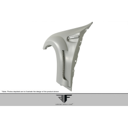 2008-2014 BMW X6 X6M E71 AF-5 Wide Body Front Fenders ( GFK ) - 4 Piece image - 5