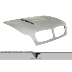 2008-2014 BMW X6 X6M E71 2007-2013 BMW X5 E70 AF-5 Hood ( GFK ) - 1 Piece image - 4