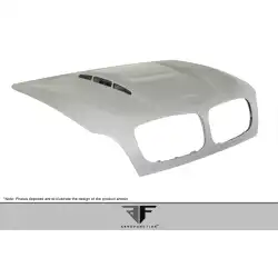 2008-2014 BMW X6 X6M E71 2007-2013 BMW X5 E70 AF-5 Hood ( GFK ) - 1 Piece image - 3
