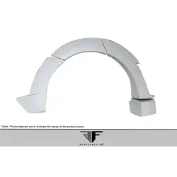 2012-2019 Land Rover Range Rover Evoque 5DR AF-1 Fender Flares ( GFK ) - 12 Piece image - 4