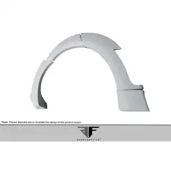 2012-2019 Land Rover Range Rover Evoque 5DR AF-1 Fender Flares ( GFK ) - 12 Piece image - 8