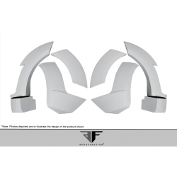 2012-2019 Land Rover Range Rover Evoque 5DR AF-1 Fender Flares ( GFK ) - 12 Piece image - 4