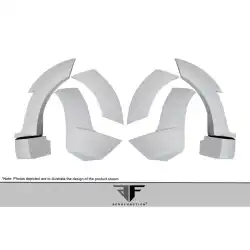 2012-2019 Land Rover Range Rover Evoque 5DR AF-1 Fender Flares ( GFK ) - 12 Piece image - 8