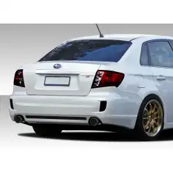 2008-2011 Subaru Impreza 2008-2010 Subaru Impreza WRX 4DR STI Look Rear Bumper - 1 Piece image - 1