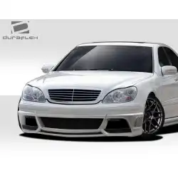2000-2002 Mercedes S Class W220 W-3 Front Bumper - 1 Piece image - 6