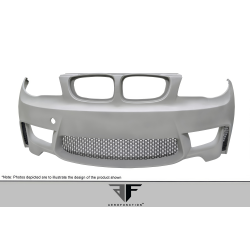 2008-2013 BMW 1 Series E82 E88 AF-1 Front Bumper ( GFK ) - 1 Piece image - 3