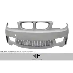 2008-2013 BMW 1 Series E82 E88 AF-1 Front Bumper ( GFK ) - 1 Piece image - 2