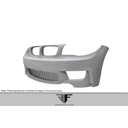 2008-2013 BMW 1 Series E82 E88 AF-1 Front Bumper ( GFK ) - 1 Piece image - 4