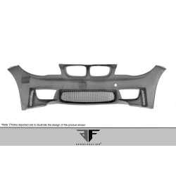 2008-2013 BMW 1 Series E82 E88 AF-1 Front Bumper ( GFK ) - 1 Piece image - 7