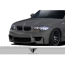 2008-2013 BMW 1 Series E82 E88 AF-1 Front Bumper ( GFK ) - 1 Piece image - 7
