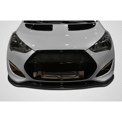 2012-2017 Hyundai Veloster Turbo Carbon Creations GT Racing Front Splitter - 1 Piece image - 1