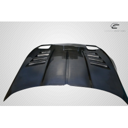 1985-1996 Chevrolet Corvette C4 Carbon Creations GT Concept Hood - 1 Piece image - 3