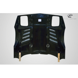 1985-1996 Chevrolet Corvette C4 Carbon Creations GT Concept Hood - 1 Piece image - 8
