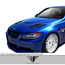 2006-2008 BMW 3 Series E90 4DR AF-1 Hood ( GFK ) - 1 Piece image - 2