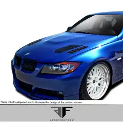 2006-2008 BMW 3 Series E90 4DR AF-1 Hood ( GFK ) - 1 Piece image - 1