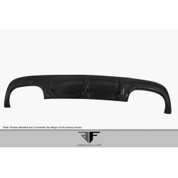 2007-2009 Mercedes CL63 W216 Black Series Carbon AF-1 Rear Diffuser ( CFP ) - 1 Piece image - 6