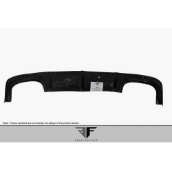 2007-2009 Mercedes CL63 W216 Black Series Carbon AF-1 Rear Diffuser ( CFP ) - 1 Piece image - 8