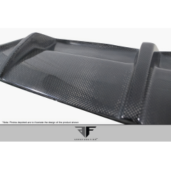 2007-2009 Mercedes CL63 W216 Black Series Carbon AF-1 Rear Diffuser ( CFP ) - 1 Piece image - 9